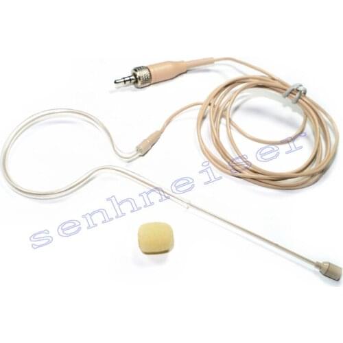 3.5mm Screw Lock connector Pro Headset Microphone Sennheiser EW G1 G2 G3 , AKG Samson, Shure MiPro Audio-Technica Bodypack Mic