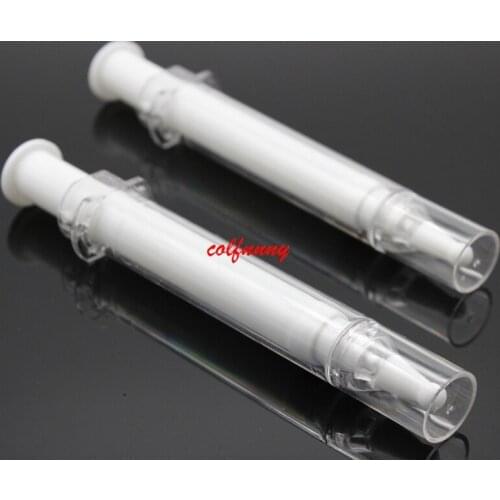 300pcs/lot 20ML Acrylic round syringe airless bottle, vacuum pump bottle, acrylic lotion bottle, plastic bottle F051702