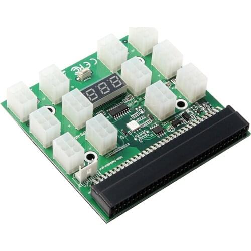 Breakout Board Adapter for Server Power Supply for HP 1200W 750W PSU GPU Mining Power Supply Server Adapter Breakout Board