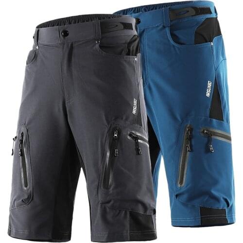 Arsuxeo M-XXL Mens Cycling Shorts Outdoor Sports Bike Ropa MTB Shorts Breathable For Running Bicycle Shorts Bicicleta Ciclismo