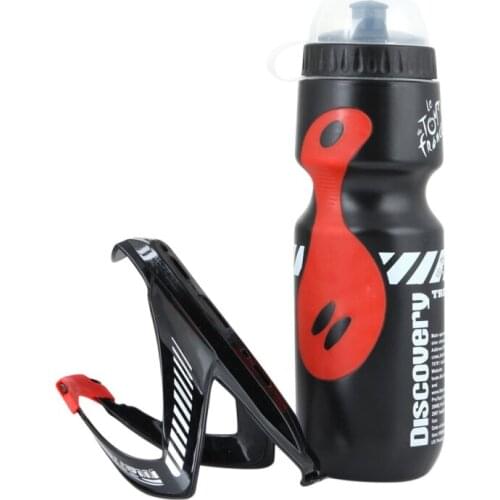 650ml Water Bottle With Cage Mount Holder Outdoor Cycling Sports Water Bottle g