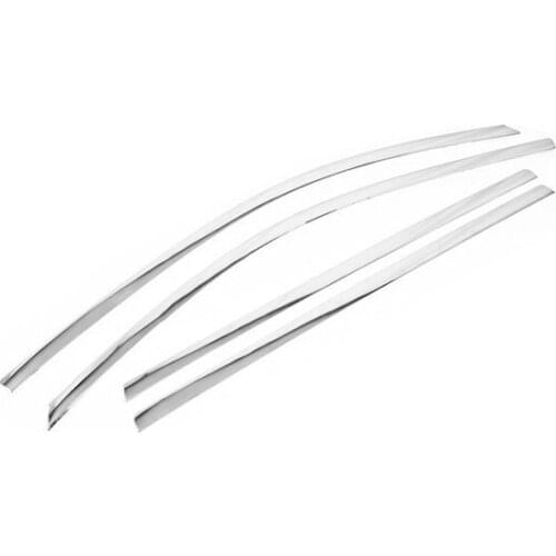 Chrome Side Door Window Top Trim for Toyota Rav4 06-12