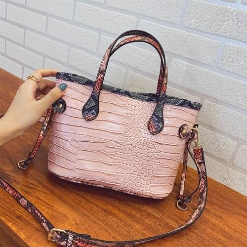 PU Leather Small Crossbody Bags For Women 2020 Serpentine Shoulder Bag Sac A Main Female Travel Handbags And Purses