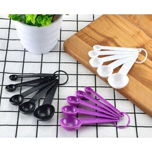 5pcs/Set Measuring Spoon For Baking Coffee Tea seasoning salt, pepper Measure Tool Baking Tool Kitchen Accessories Gadgets