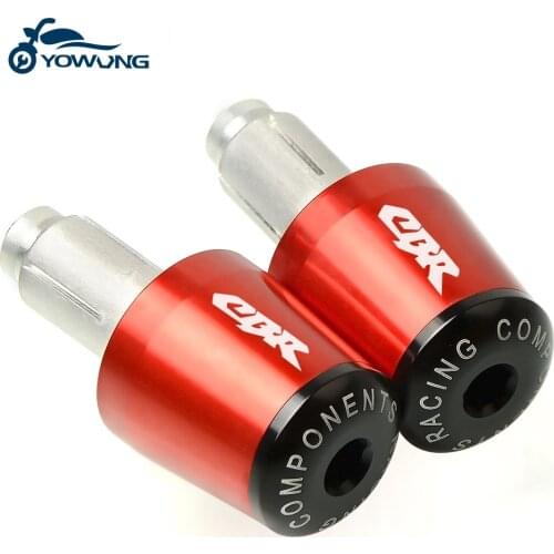 Motorcycle 7/8" 22MM Handlebar Hand Grips Handle Bar End Cap For Honda CBR 600 F2 F3 F4 F4i CB599 CBR600RR CBR1000RR all years