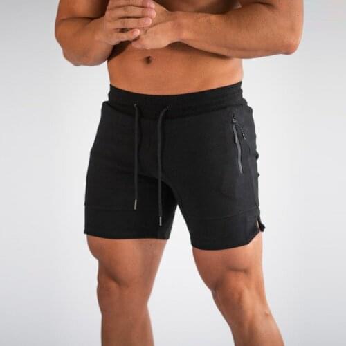 Mens New Running Sports Shorts Mens Fitness Training Pants Summer Breathable Quick-Drying Beach Pants