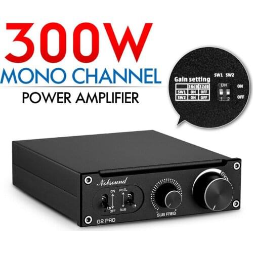 2020 Nobsound Hi-Fi G2 /G2 pro Subwoofer / Full-Frequency Mono Channel Digital Power Amplifier 100W or 300W