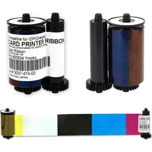 New Ymcko Ribbon For IDP Smart 650634 30S 50S 50D 50L printer 250 prints