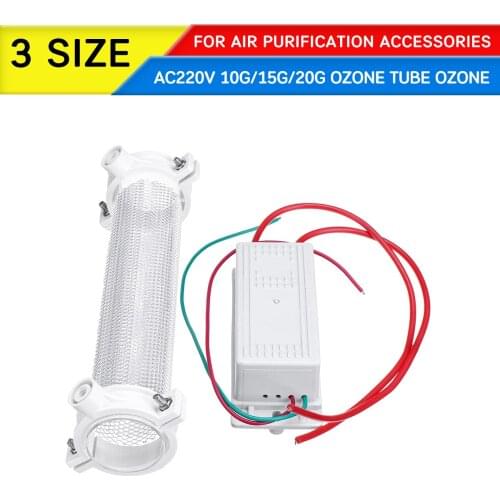 10G/15G/20G Ozone tube ozone for ozone generator Silica Tube Ozone Generator Ozonizer For Air Purification Accessories AC220V