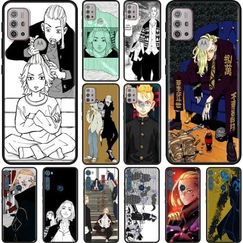 Para For Moto G Stylus G30 G10 Plus G9 Lite G8 Power Play Capa for Moto One Fusion Hyper Edge E6s Shell Tokyo Revengers Draken