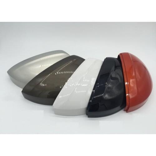 QDAEROHIVE Side Mirror Covers Caps chrome door mirror cover high quality car styling for Volkswagen Tiguan L 2017-2019