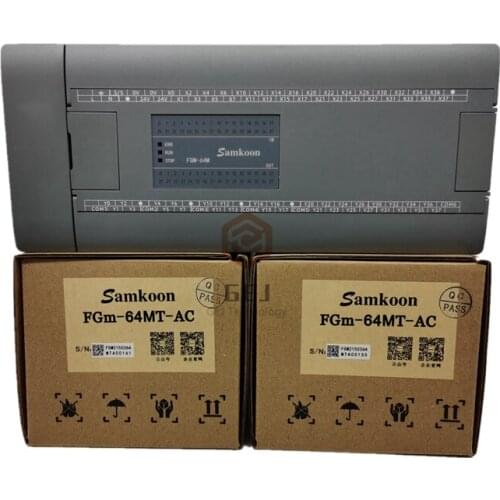 Samkoon PLC FGm-64MT-AC 32 points input 32 points output Including 12 channels of high-speed counting, 10 channels of pulse out