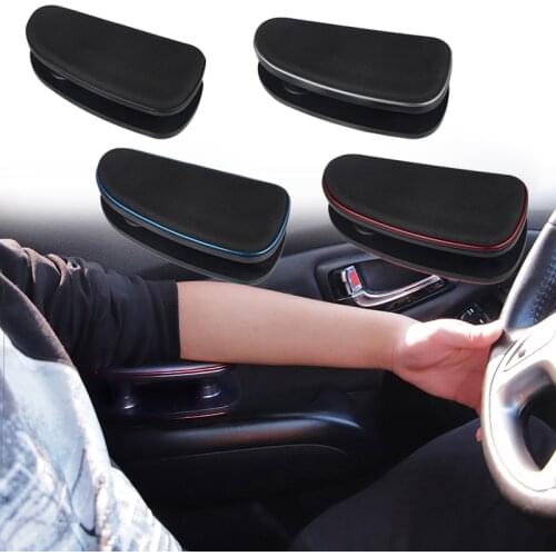 Driving Anti-Fatigue Left Hand Armrest Silicone Pad Support Frame Three-Speed Height Adjustable Car Armrest Left Elbow Support