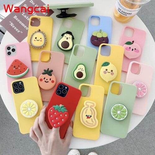 For Samsung Galaxy A5 J3 J5 J7 Pro 2017 J3 2016 J7 Core J3 2015 Case Fruit Avocado Orange Strawberry Peach Cute Cover