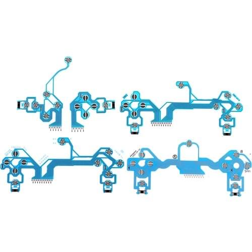 Voor PS4 DS4 Pro Slim Controller Geleidende Film Blauw Film Jds 050 040 030 010 Handvat Kabel Knop Film