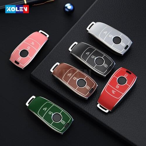 Tpu Leather Car Remote Key Cover Case Shell Fob Holder For Mercedes Benz 2017 E Class W213 2018 S Class W177 W205 W222 G63 X167