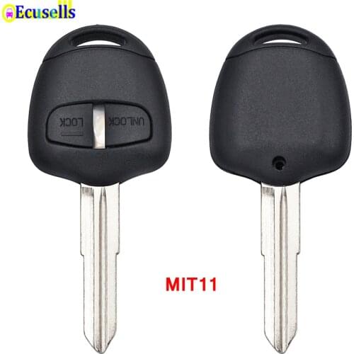Replacement Housing Shell Remote Blank Key Case Fob 2 Button For MITSUBISHI Pajero Triton Galant Lancer Evo MIT11 Right blad