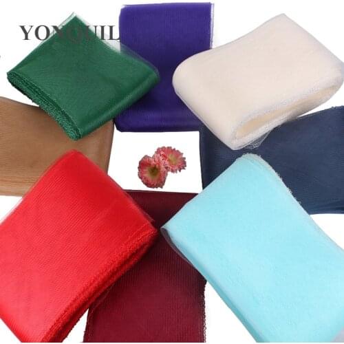Winter 35Color for Select 6.3''/16cm Crinoline Hair Accessories DIY Elastic Mesh Fabric Beauty Fascinators Craft 100Yards/Lot