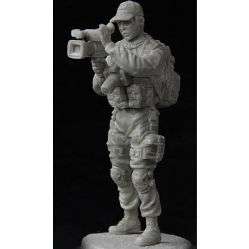 1/35 videographer swat team russia Modern soldier Resin Figure soldiers GK Uncoated No colour