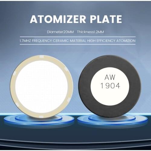 2pcs 20mm 1.7MHz high quality Ultrasonic Mist Maker Fogger Ceramics Discs for indoor Humidifier spare parts