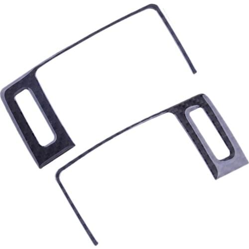 2Pcs Car Front Left Right Carbon Fiber Dashboard Air Vent Outlet Frame Trim Fit for Honda Accord 2017 2016 2015 2014
