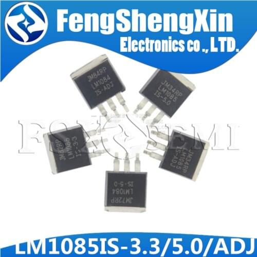 5pcs/lot LM1085IS-3.3 LM1085ISX-3.3 LM1085 LM1085IS-5.0 LM1085IS-ADJ Low Dropout Positive Regulators TO263