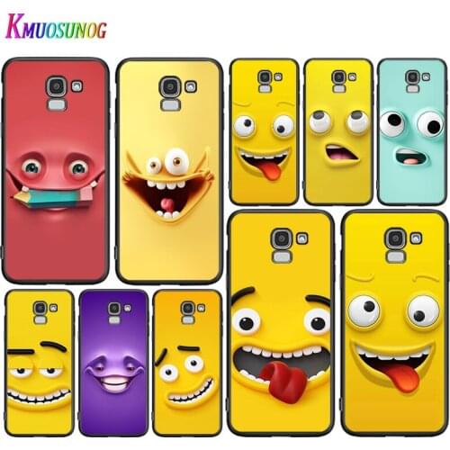 Cartoon Funny Expression Face For Samsung Galaxy j2 3 4 5 6 7 8 730 530 330 2016/2017/2018Star Plus Prime Core Duo Phone Case