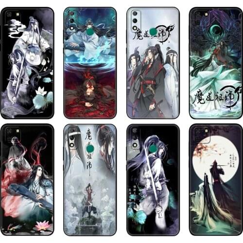 Black tpu Case For Huawei Y9S Y6S Y8S Y5P Y7P Y8P Case For Huawei Y5 lite Prime 2018 Y6 2019 Cover Mo Dao Zu Shi