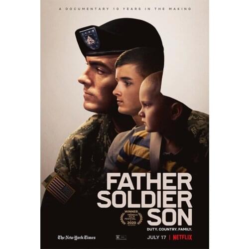 D0866 Father Soldier Son Movie Silk Fabric Poster Art Decor Indoor Painting Gift