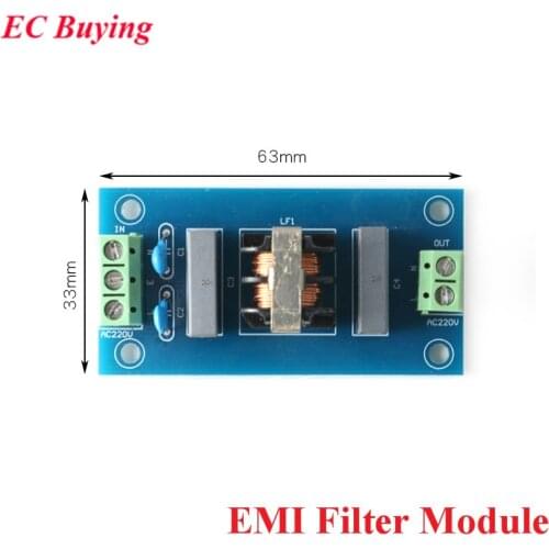 EMI Filter Sound Booster Filter Socket 220V 2A EMI Filter Module Power Board