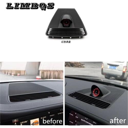 Stopwatch compass central console cover for porsche Paramela 971 Cayenne 9YA ejection compass stopwatch inner decoration