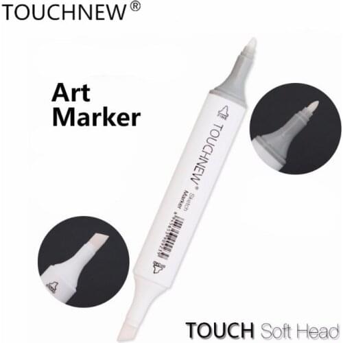 TOUCHNEW 0# Markers Colorless Blender Doub Head Sketch brush pen Art Marker Set For Animation Manga Design Painting Supplies