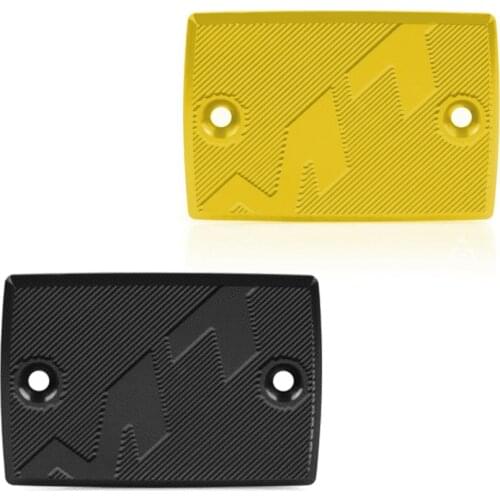 Motorcycle Aluminum Front Brake Fluid Cylinder Reservoir Cover Cap For Yamaha MT07 MT09 MT-09 2014 2015