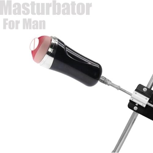 Male Masturbator Cup For Sex Machine Realistic Vagina With Connector Love Machine Attachment Masturbator For Man Adult Sex Toys