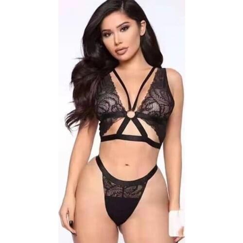New Sexy Black White Flaral Lace Bodysuit Women Teddy Embroidery Backless Body Suit Rompers Overalls 2021 Femlae Sleepwear