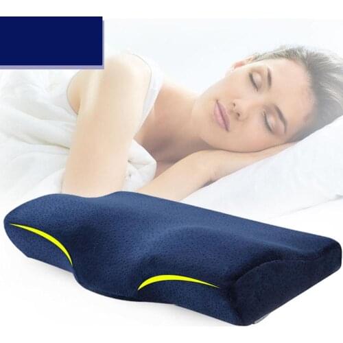 Comfortable Cervical Orthopedic Pillows Latex Neck Care Memory Foam Sleeping Bedroom Pillow Head Neck Support Travesseiro