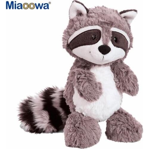 25-55cm Kawaii Raccoon Plush Toy Lovely Raccoon Cute Soft Stuffed Animals Doll Pillow Girls Children Kids Baby Birthday Gift
