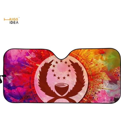 Pohnpei Polynesian car windshield sunshades front window covers sun shade solar protection auto exterior accessories Colorful