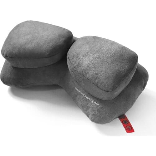 1Pcs Car Headrest Neck Pillows Twin Gemini Pillows Neck Protection 2 in 1 Suede Cushion 4 Seasons For Jeep Wrangler JL 2007-202