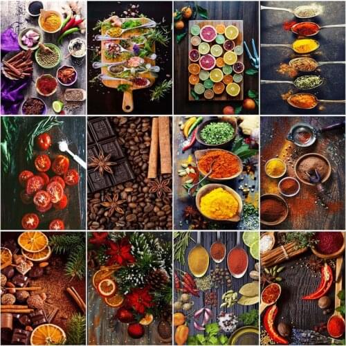 CHENISTORY Frame Picture Diy Oil Painting By Numbers Kits Still Life Acrylic Wall Art Home Decors Coloring By Numbers For Diy Gi