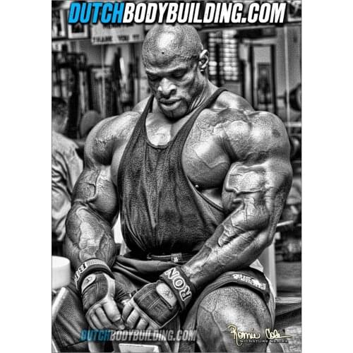 Ronnie Coleman Bodybuilding Muscle Art Film Print Silk Poster Home Wall Decor 24x36inch