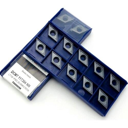 Turning inserts DCMT 11T304 NN LT10 high quality external turning tool carbide tool metal turning tools cutting tool DCMT11T304