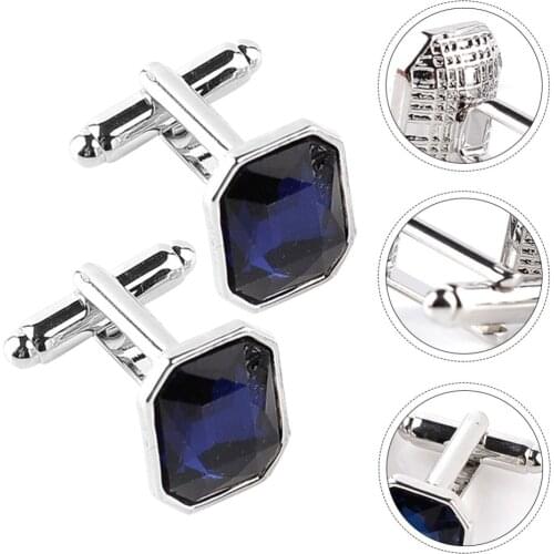 1 Pair of Dress Cufflink Sleeve Button for Decor Lady