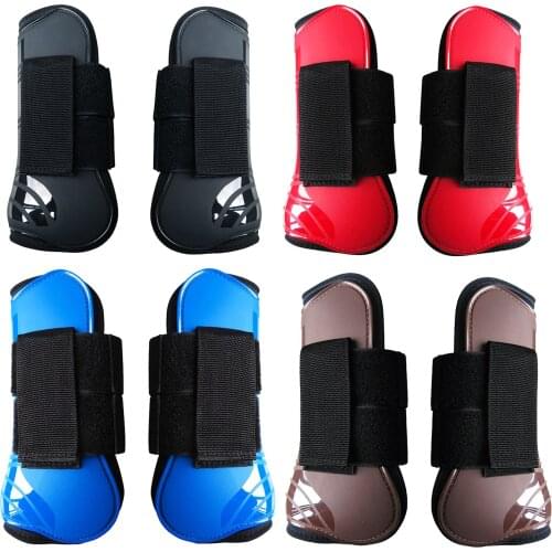 1 Pair Horse Care Boots Horse Exercise Jumping Boots Horse Protection Boots Tendon and Fetlock Leg Support Boots for Training