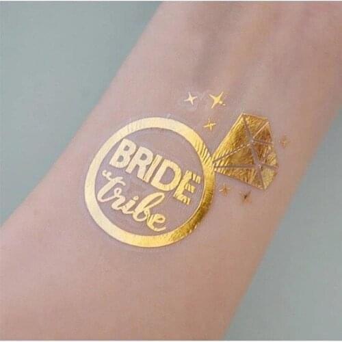 10 pcs Team Bride Temporary Tattoo Bachelorette Tattoo christmas decorations рождественские украшения