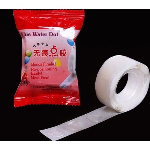100 capsules in a roll of super sticky seamless balloons glue dot stickers Wedding Birthday Party Kids Balloon Wall Decorations