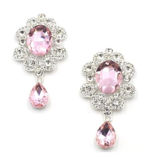 YWXINXI 2Pcs new exquisite shiny brooch rhinestone accessories fashion gorgeous wedding invitation holiday creative decoration
