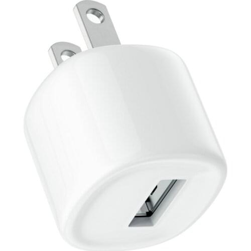 5V 1A US Plus Single Port USB Wall Mobile Phone Charger Travel Adapter for iPhone Xiaomi Huawei Samsung Tablet 100pcs