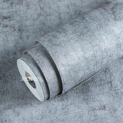 9.5*0.53m Retro Loft Imitation Cement Pure Color Wallpaper Industrial Restaurant Bar Hotel Clothing Store Waterproof Wallpaper