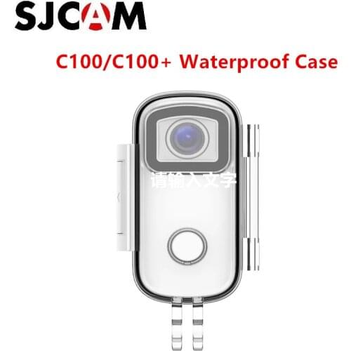 Original SJCAM C100 Series Waterproof Case Underwater 30M Dive Housing Case for SJCAM C100 / C100Plus Action Camera Accessories